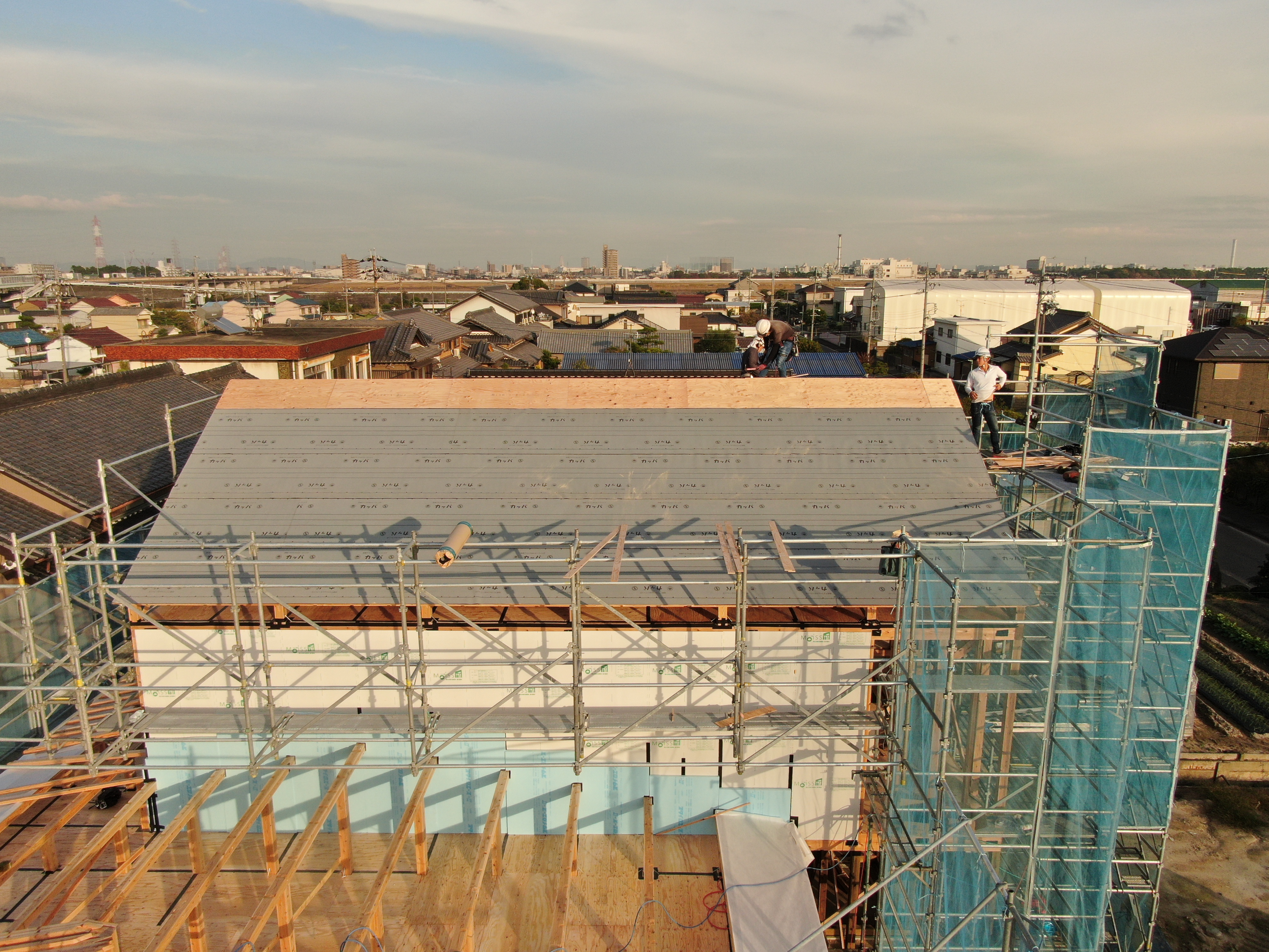 ドローンによる工事進捗撮影・建設現場記録のイメージ