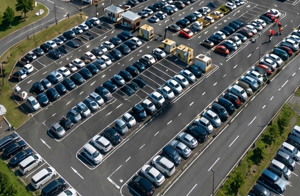 防災訓練や駐車場運営でのドローン活用